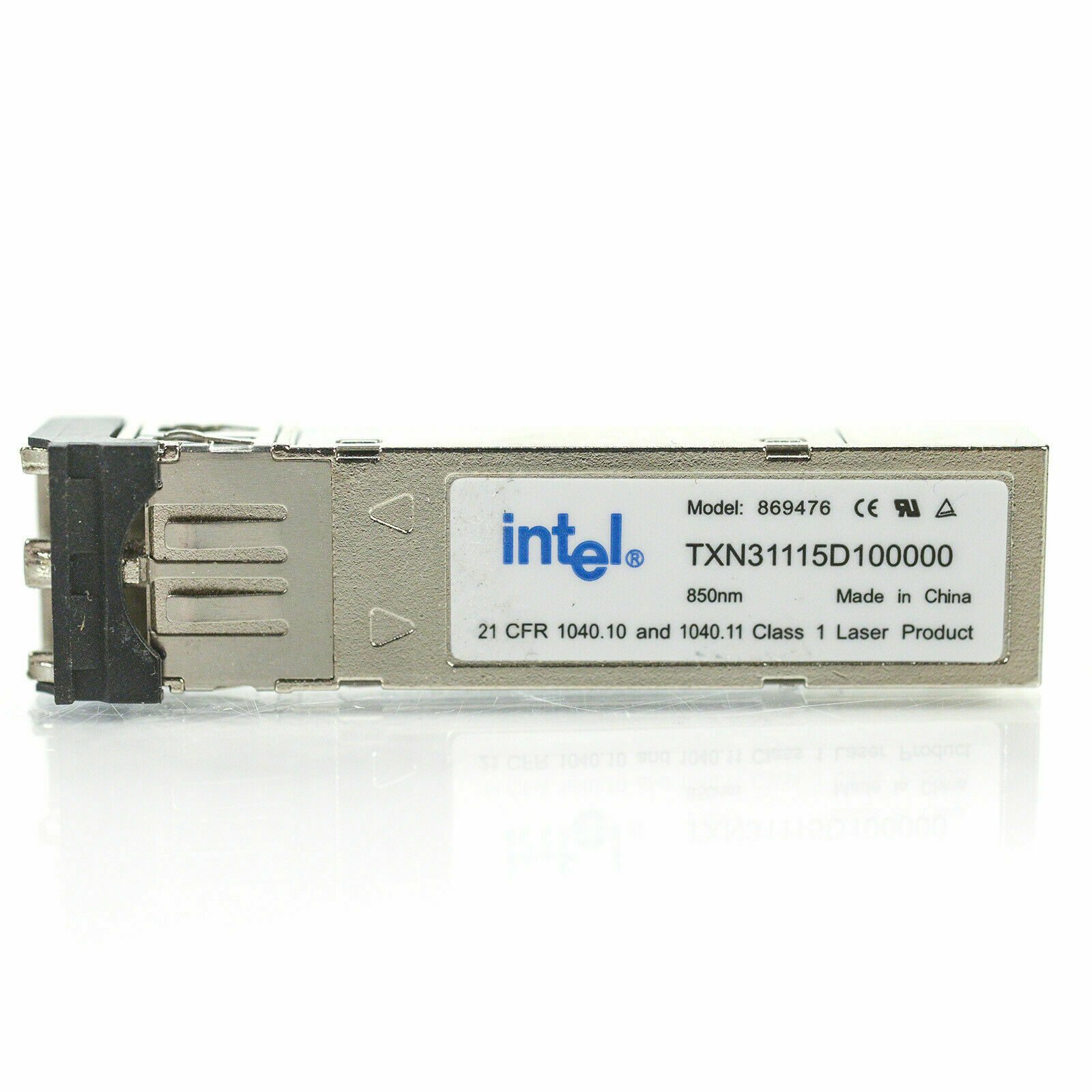 Intel 869476 TXN31115D100000 4GB 850nm SX SFP Short-Wave GBIC Transceiver Module Intel 869476 TXN31115D100000 4GB 850nm SX SFP Short-Wave GBIC Transceiver Module